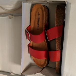 Sanosan Red Slides Shoes